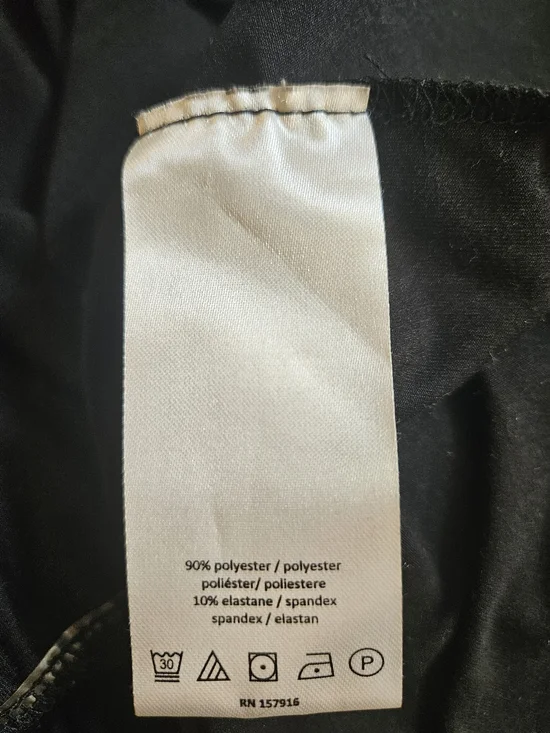 C Wonder by Christian Siriano Tiered Maxi Dress Black Sz LP - Picture 5 of 5